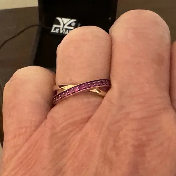 Levian ring - Ruby 14k rose gold - Picture 3 of 9